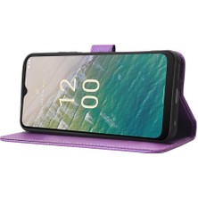 SZY Market Nokia C32 4g Kart Tutucu Kickstand Manyetik Cüzdan Kapak Için Kılıf (Yurt Dışından)