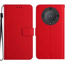 SZY Market Onur Için Flip Case X9A 5g/sihirli 5 Lite Kart Yuvası Standı ile El Kayışı Pu (Yurt Dışından)