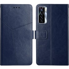 SZY Market Tecno Camon 17 Pro Telefon Kılıfı Için Kılıf Darbeye Dayanıklı Tpu Kabuk Deri Cüzdan (Yurt Dışından)