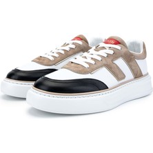 Fabi Erkek Deri Beyaz/kum/siyah Sneakers & Spor Ayakkabı 510 FU0828B Erk Ayk Y24 Bıanco/sabbıa/nero