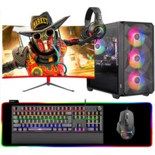 Turbox DRX6864 Ryzen 5 5500 16GB 512GB Nvme RTX3050 23.6 165Hz Curved Oyuncu Masaüstü Bilgisayarı