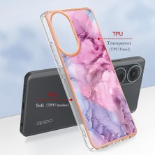 BDT Boutique Oppo With 4g Tampon Tpu Silikon Darbeye Dayanıklı Mermer ile Uyumlu (Yurt Dışından)