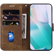 BDT Boutique Oppo RENO11 F Için Kılıf Cüzdan Kılıf Flip Folio Kabartmalı Sevimli Kaplan Kartı (Yurt Dışından)