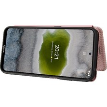 BDT Boutique Nokia X10/X20 Kart Ekleme Tam Koruma Manyetik Karbon Için Kılıf (Yurt Dışından)