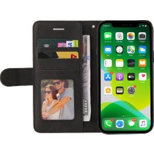 BDT Boutique Kart Yuvası Standı ile IPhone 15 Pu Deri Flip Folio Kılıf (Yurt Dışından)