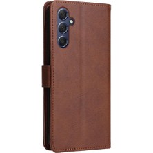 BDT Boutique Kart Yuvası ile Samsung Galaxy M54 Için Flip Case Klasik Düz Renk Yüksek (Yurt Dışından)