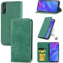 BDT Boutique Huawei Y8P Darbeye Kapak Kapak Basit Iş Cüzdan Deri (Yurt Dışından)