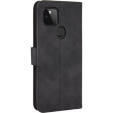 BDT Boutique Kart Sahibi Tam ile Google Piksel 5 Deri Folio Flip Case Için Kılıf (Yurt Dışından)