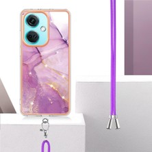 BDT Boutique Oneplus Nord Ce 3 Tampon Mermer Crossbody Kordon Askısı Yumuşak (Yurt Dışından)