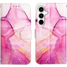 BDT Boutique Samsung Galaxy A35 5g Pu Deri Mermer Desen Kickstand Cüzdan (Yurt Dışından)