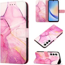 BDT Boutique Samsung Galaxy A35 5g Pu Deri Mermer Desen Kickstand Cüzdan (Yurt Dışından)