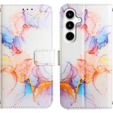 BDT Boutique Samsung Galaxy A35 5g Pu Deri Mermer Desen Kickstand Cüzdan (Yurt Dışından)