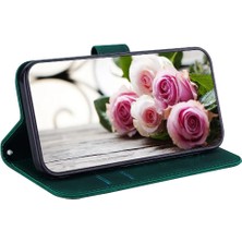 BDT Boutique Oppo RENO11 F Kickstand Flip Pu Deri Kapak Kabartma Gül Çiçekler Için Kılıf (Yurt Dışından)