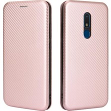 BDT Boutique Kart Tutucu Kickstand Deri Folio Flip Case ile Nokia C3 Için Kılıf (Yurt Dışından)