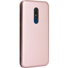 BDT Boutique Kart Tutucu Kickstand Deri Folio Flip Case ile Nokia C3 Için Kılıf (Yurt Dışından)