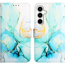 BDT Boutique Samsung Galaxy A35 5g Pu Deri Mermer Desen Kickstand Cüzdan (Yurt Dışından)