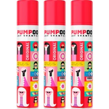 Pumpoo Orijinal Kuru Şampuan - Original Dry Shampoo X3 Adet