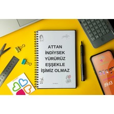 Four Kids Konuşan Defter 14 x 20 cm Çizgili 32 Yaprak 64 Sayfa Notebook Günlük Anı Defteri