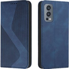 YH Market Oneplus Nord 2 5g Pu Deri Manyetik Cüzdan Kickstand Kart Yuvaları Için Kılıf (Yurt Dışından)