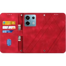 YH Market Xiaomi Redmi Not Için Filp Durumda 13 Pro 5g Bilek Kayışı Kredi Kartı Tutucu (Yurt Dışından)