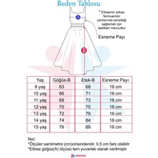 Meneviş Pırıltılı Kız Çocuk Abiye ELBISE_MNVS0750