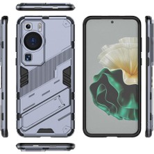 YH Market Huawei P60 Kickstand Sağlam Askeri Koruyucu Kapak Için Kılıf (Yurt Dışından)