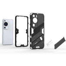 YH Market Huawei P60 Kickstand Sağlam Askeri Koruyucu Kapak Için Kılıf (Yurt Dışından)