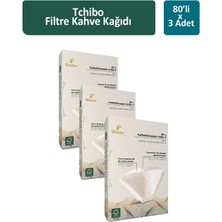 Tchibo Filtre Kahve  Kağıdı 80 Li x 3 Adet