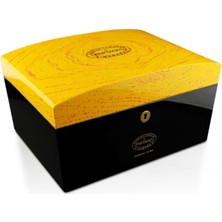 Bek Tobacco Partagas Ispanyol Sedir Siyah/sarı Lake Humidor Puro Kutusu 50's