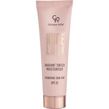 Golden Rose Nude Look Radiant Tinted Moisturiser No: 02 Medium Tint - Renkli Nemlendirici Spf 25 - 8691190967147