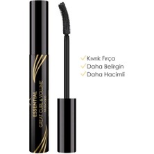 Golden Rose Essential Great Curl & Volume Mascara - Black - Kıvrım Veren Maskara - 8691190070618