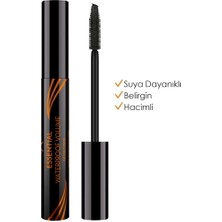 Golden Rose Essential Waterproof Volume Mascara Black - Suya Dayanıklı Maskara - 8691190070687