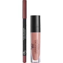 Golden Rose Matte Lip Kit - Warm Nude - Likit Mat Ruj & Dudak Kalemi - 8691190433406