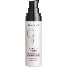 Golden Rose Make Up Primer Mattifying & Pore Minimising - Matlaştırıcı Makyaj Bazı - 30 ml - 8691190070533