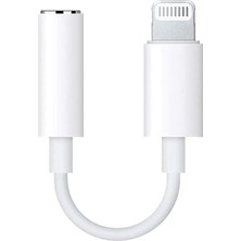 iPhone 7 8 x 11 12 13 14 Uyumlu Lightning To 3.5mm Aux Jack Kulaklık Çevirici Bluetooth Gerektirmez