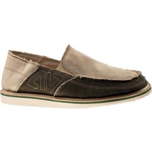 Vaneda 1216 Lınen Espadrıl Keten Erkek Günlük Ayakkabı - Haki
