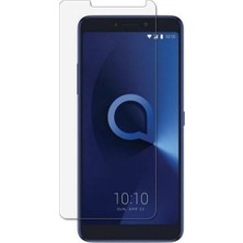 Tasopay Alcatel 3 Uyumlu Ekran Koruyucu Kırılmaz Cam Darbelere Dayanıklı, Tamperli 4K Kalite, Çizilmez ve Parmak Izi Yapmayan Special Kırılmaz Cam