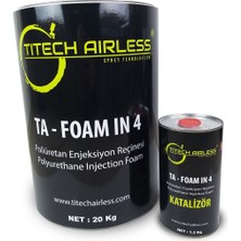 Titech Airless 1k Poliüretan Enjeksiyon Reçinesi - 21.3kg