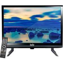 Hello HL-1900 19 Audıo In-Rca Shopzum -Vga-Hdmı-Usb 12 Volt Adaptörlü Full Hd LED Monitör (45 CMX32 Cm)