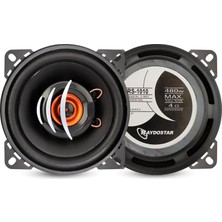 Raydostar RS-1010 Oto Hoparlör 10CM 480 Watt Tweeterli 2 Adet