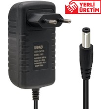 XML Dünyası Shopzum  7.2 Volt - 2 Amper 5.5*2.5 Uçlu Ledli Yerli Üretim Akü Şarj Cihazı (OUT:6V-2A)