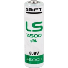 SAFT LS-14500 Lityum Kalem Pil 3.6V Tek Kullanımlık 14500 Pil Tipi Yüksek Performans