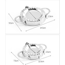 Monody 11 Adet Hamur Yapma Makinesi Paslanmaz Çelik Hamur Presi Pasta Mantı Doldurma Kaşığı Hamur Yapma Kalıp (Yurt Dışından)