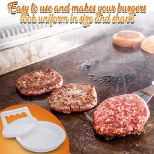 Monody 6 Paket Yuvarlak Şekil Hamburger Presi Plastik Hamburger Eti Sığır Izgara Burger Presi Patty Maker Kalıp Kalıp Mutfak (Yurt Dışından)