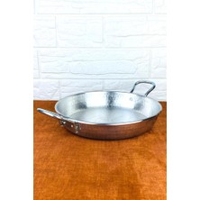 Tiesa Home Alüminyum Metal Çift Kulplu Yumurta Omlet Kızartma Tavası Sahanı 25CM