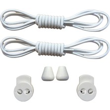 Mawrond Yuvarlak, Akıllı, Kilitle, Tak-Bırak, Elastik Bot, Spor Ayakkabı Bağcığı, 100 Cm, 1 Çift