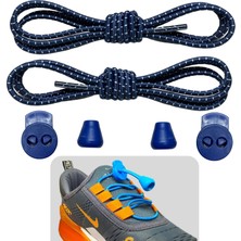 Mawrond Yuvarlak, Akıllı, Kilitle, Tak-Bırak, Elastik Bot, Spor Ayakkabı Bağcığı, 100 Cm, 1 Çift