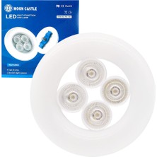 XML Dünyası Shopzum KK-902 E27 Duy 48 Watt Beyaz 4lü Ufo LED Lamba