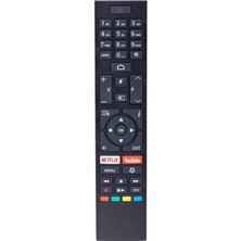 Vestel LCD LED Kumanda Vestel 43157 RC43157 CT-8557 H0369 Netflix Youtube Play Tuşlu Yazısız