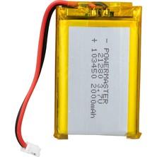 Ayt Powermaster 103450 3.7 Volt 2000 Mah Soketsiz Lityum Polimer Pil